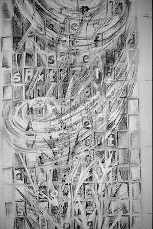 Window detail — full base inscription