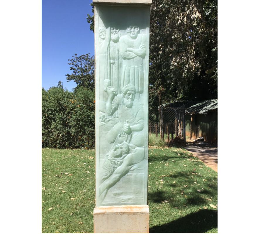 Stations of the Cross, panel 5