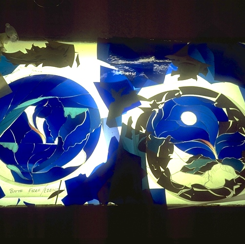 Rosh Chodesh — making of the window