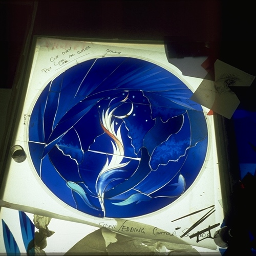 Rosh Chodesh — making of the window