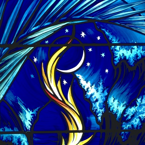 Rosh Chodesh — detail showing festival symbols
