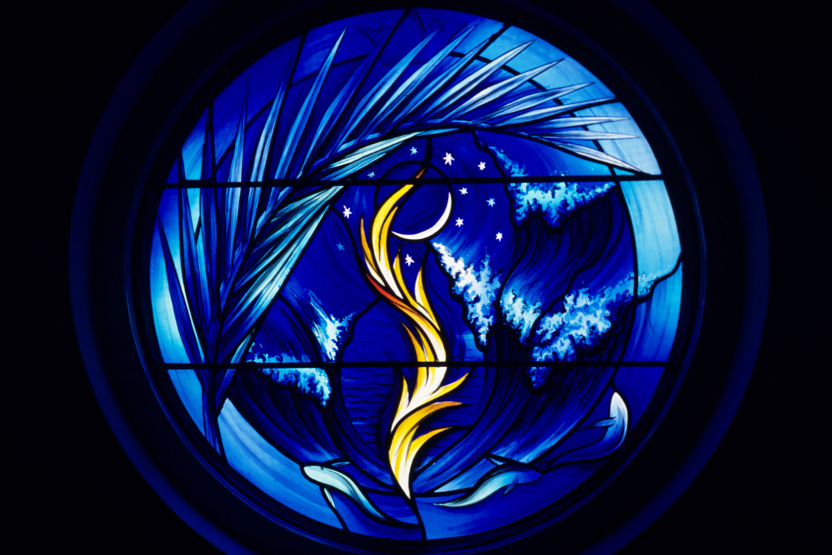Rosh Chodesh — New Moon windows 15 and 16, Queens Park Synagogue Glasgow