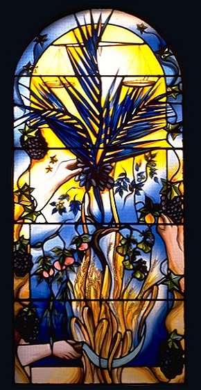 Shavuot window — full view