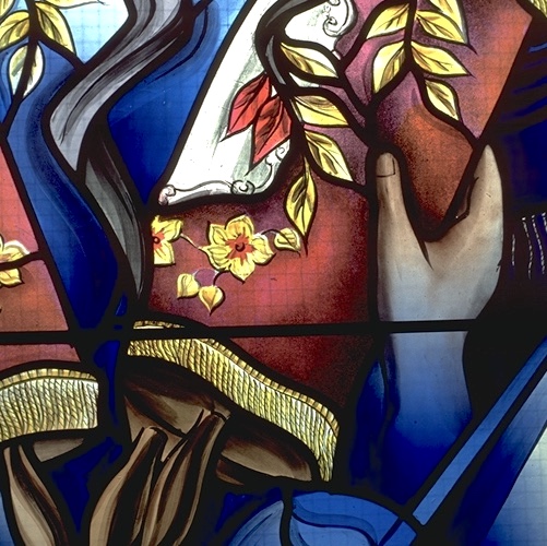 Sukkot window — detail
